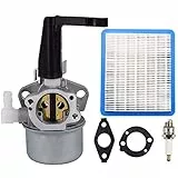 ZAMDOE 696065 Vergaser kompatibel für Briggs & Stratton 697422 110402 110412 215369 5 PS 5,5 PS 6 PS Pinne Horizontal Motor Generator Intek Motor Wasserpumpe mit Dichtung Luftfilterpatrone Zündkerze