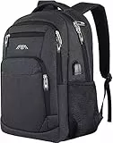Rucksack Herren, Schulrucksack Jungen Teenager Laptop Rucksack Schule Daypacks für Arbeit Wandern Reisen Camping für 17.3 Zoll Laptop