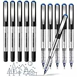 Kugelschreiber, 16 Stück Stifte, Schreibt Reibungslos Gelschreiber, Schnell Trocknend Gel Pen, Gel Kugelschreiber, Gelstifte Blau, Tintenroller Stifte für Schulsachen, Schreiben, Geschäft - 0.5mm