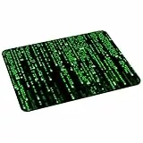 PEDEA Gaming und Office Mauspad - 220 x 180 mm - mit vernähten Rändern und rutschfester Unterseite, Matrix