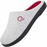 Mishansha Warme Hausschuhe Herren Pantoffeln Damen Winter Bequeme Memory Foam Schlappen 38-39 EU