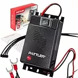 PATTLER® Marderschreck Auto - Marderabwehr mit Ultraschall. Anschluss an 12V Autobatterie. Sofortiger & Langfristiger Marderschutz im Motorraum
