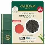 VAHDAM, English Breakfast Schwarz Tee (340g) Loser Blätter Schwarzer tee | Stark, Malzig & Reichhaltig | 100% Natürliche Inhaltsstoffe - Direkt Von Der Quelle In Indien | Aufbrühen Heißen/Eistee