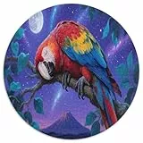Guacamayo 1000 Teile Circular Puzzles Für Erwachsene Kinder Schwieriges Großes Pädagogisches Verringerter Druck Stressfreisetzung Spielzeug Geschenke Für Mama, 1000pcs (67.5x67.5cm)