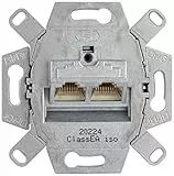 Rutenbeck iso Anschlussdose 2-Fach, UAE-ClassEA iso-8/8 Up 0, 138104070