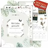 Lebenskompass Bastelkalender 2025 'GRÜN' - Fotokalender 2025 zum selbstgestalten - DIY Kalender im DIN A4 Format zum selber gestalten und verschenken - von Jan - Dez 25 selber gestalten