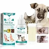 Ohrentropfen mit kolloidalem Silber 30ml Für Hunde und Katzen, Ohrenreiniger Hund & Katze, Natürlich gegen Entzündung, Juckreiz, Ohrenspülung, Ohrenschmalz Entferner, Ohrenpflege, Gesunde Ohren