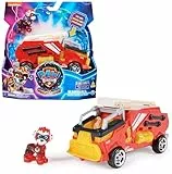 PAW Patrol: Der Mighty Kinofilm, Superhelden-Basis-Fahrzeug von Marshall mit Welpenfigur, Löschzug mit Licht- und Geräuscheffekten, Spielzeug geeignet für Kinder ab 3 Jahren
