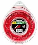 ARNOLD 1082-U4-2730 Trimmerfaden AF 3,7, 2,7mm x 27,4m, rot, rund, gedreht