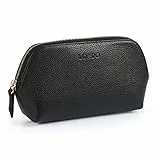 Londo Echtleder Kosmetiktasche, Schminktasche, Make up Tasche für Damen, Mädchen - Sonderfach mit Reisverschluss