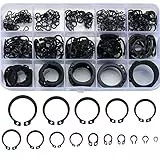 350 Stk Sicherungsring Set, Innen E-Clips Sprengringe Seegering Sortiment, Externes C-Clips Geteilte Schnallen Unterlegscheiben, M4-M28