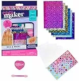 Cool MAKER Go Glam Foliennägel Set - mit 6 schimmernden Folien und Nagelaufklebern für 5 selbst designte Maniküren, für Kinder ab 7 Jahren