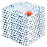 Vakuum-Aufbewahrungsbeutel, 12 Jumbo, platzsparende Versiegelungsbeutel, luftdichte Kompressionsbeutel für Kleidung, Kissen, Bettdecken, Decken