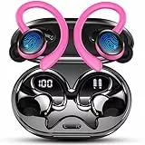 Bluetooth Kopfhörer, Kopfhörer Kabellos Bluetooth 5.4 Sport tiefer Bass, IP7 Wasserdicht Ohrhörer LED-Anzeige für Arbeit/Studium, 56 std Spielzeit In Ear Kopfhörer mit 4 ENC Noise Cancelling Mic