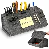 DOLLAR BOSS 3D Drucker Zubehör Aufbewahrungsbox, Faltbare Werkzeugkoffer für 3D Druck, 3D Druck Werkzeuge Organizer, 24 Slots für 3D Drucker Werkzeug und großer interner Stauraum Storage Box