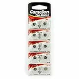 10 x Camelion AG1 / LR60 / 164/364 / LR621 Knopfzelle, Lange Haltbarkeit (Ablaufdatum markiert)