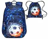 LEDAOU Schulrucksack Jungen Teenager Mädchen Schultaschen Kinder Rucksäcke Wasserdicht Leichtgewicht Schulranzen Groß für Schule Geschenke
