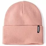 FURTALK Damen Cuffed Beanie Herren Mütze Unisex weiche warme Strickmütze