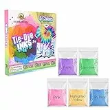 Desire Deluxe Tie Dye Ink - Set mit 5/9/18 Farben Tinte zum Färben von Stoff, Kleidung - Kreative Kunst Handwerk Tie Dye Spiele Aktivität für Erwachsene & Kinder (5 Farben Set)