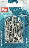 Prym Sicherheitsnadeln, 27/38/50mm, Sortiert, silberfarbig, 24 Stück, Stahl, 085124-1