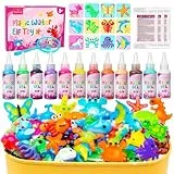 Eleanore's Diary Wasser Elf Kit, Magisches Wasser Gel Spielzeug, Kreativer magischer Elfen-Wasserspielzeug mit 12 magischem Gel und 12 Formen, Wasser Malsets für Kinder 5 6 7 8 9 Jahre alt