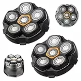 2pcs Magnetische 6 Blade Head Shaver Ersatzköpfe für DOAO JoyKoi Solimpia Singphere AEXIRI Head Shaver