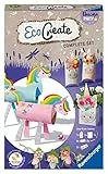 Ravensburger EcoCreate 18438 - Unicorn Party - DIY Bastelset für Kinder ab 6 Jahren
