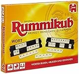 Jumbo Spiele Original Rummikub Wort - Das kultige Gesellschaftsspiel mit Buchstaben - Für Erwachsene und Kinder ab 7 Jahren, 03469