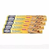 Toppits Backpapier 8m Rolle 38cm breit Antihaft-StStruktur (4er Pack)