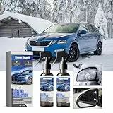 Matame Auto Enteiser Enteisungsspray,Enteiserspray Auto Scheibe,Pumpzerstäuber, Scheibenenteiser Auto Wirksam bis -55° C,Schnelle Schneeschmelze und Abtauung Enteiserspray für Klare Sicht (2PCS)