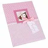 goldbuch 11801 Babytagebuch mit Fensterausschnitt, Sweetheart, 21 x 28 cm, Tagebuch für Neugeborene, Baby Erinnerungsalbum mit 44 illustrierte Seiten, Einband mit Kunstdruck, Album in Rosa