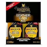 Maddox Detail - Leather Care Kit 500ml | Leder Shampoo -Und konditionierer | Inklusive Mikrofaser | Auto Polster Reinigungsset Auto shampoo