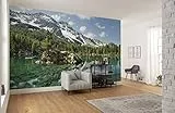 Komar Vlies Fototapete BERGMAGIE | Tapete, XXL, Dekoration, Natur, Landschaft, Schlafzimmer, Wohnzimmer, Büro, Flur | Größe 450 x 280 cm (Breite x Höhe) | SHX9-008