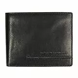 TOM TAILOR Devon Herren Geldbörse Querformat Mittelgroß Schwarz