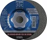 PFERD Schruppscheibe CC-GRIND-SOLID SG STEEL, D125xSmm, gekröpft Stahl, 10 Stück