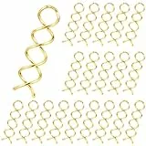 Molain 20 Stück Spirale Haarspange, Spiral Haarnadeln Haar Clip Haar Accessoires Rotierende Diy Haarnadeln Haarspangen für Haarstyling Geeignet Für Verschiedene Frisuren (Gold)