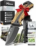 BERGKVIST® K29 Klappmesser für Outdoor & Survival [3-in-1 Einhandmesser]