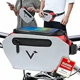 Valkental® x KLICKfix® - 3in1 Fahrradtasche Lenker | Vollreflektierend & Wasserfest - Geeignet als Lenkertasche & Bauchtasche | 4L Volumen | Für Fahrrad & E-Bike