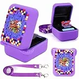 PKKP Silikon Schutz Tasche für Bitzee Digital Haustier, rutschfeste Silikonhülle mit Handschlaufe, Tragetasche für Bitzee Digital Pet Interaktives Spielzeug (Lila, für Bitzee Original Haustier)
