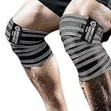 TAVIEW Gewichtheben Knieschoner (1-Paar), 180cm, elastische Ellenbogenstütze & Kompression, Powerlifting, Fitness, Cross-Training & Gym Workout