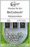 Genisys 30 Messer Ersatzmesser Ersatz-Klingen 0,75mm kompatibel mit McCulloch Rob R600 R1000 Mc Culloch