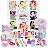 MAD Beauty – Disney Princess Adventskalender mit 24 Make up & Kosmetik Produkten, Wellness Adventskalender Prinzesssinen für Frauen mit Gesichtsmaske, Bodylotion, Haargummi – Weihnachtskalender Beauty