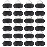 24 Pack Schlafmaske Für Seitenschläfer, Ultraweiche Augenmaske Schlafmasken, Lichtblockierende Augenbinde Zum Schlafen Mit Verstellbarem Riemen Für Herren, Frauen, Kinder
