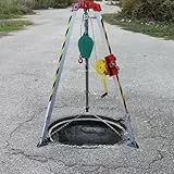 Aluminium-Stativ, zusammenklappbar, für enge Räume, einziehbare Beine, Brandschutz, Notfallreaktion, ideal für Tunnelrettungen