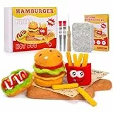 Doxiru Nadelfilz-Set, 3er-Pack Fast-Food-Nadelfilz-Anfängerset inkl. grundlegendem Nadelfilzwerkzeug, Anleitung, Nadelfilz-Bastelset für DIY-Heimdekoration