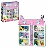 LEGO Gabby's Puppenhaus Spielzeug - 4-stöckiges Puppenhaus mit Gabby, Pfötchen-Panda, MeerMieze und Kuchen-Katze Minifiguren und Zubehör - Geburtstagsgeschenk für Mädchen ab 4 Jahren - 10788
