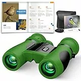 Fernglas Kinder Vergrößerung 8X21, Mini Fernglas Spielzeug ab 3-12 Jahre, Outdoor Spielzeug Fernrohr Kinder Geschenke für Kleine Jungen - Weihnachten Geschenke