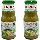 Herdez Salsa Verde 2er Set (2x453g) - Grüne Chilisauce mit Tomatillos – Doppelpack zusammengestellt durch Pikaflor