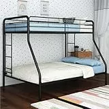 DHP Furniture Twin-Over-Ganzmetall-Etagenbett Dorel Mehrere Farben, platzsparendes Design, langlebige Stahlrahmenkonstruktion