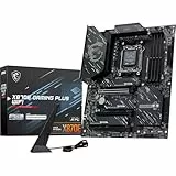 MSI X870E Gaming Plus WiFi Mainboard, ATX - Unterstützt AMD Ryzen 9000/8000 / 7000 Prozessoren, AM5-60A SPS VRM, DDR5 Memory Boost 8200+ MT/s (OC), PCIe 5.0 x16 & 4.0 x4, M.2 Gen5, Wi-Fi 7, 5G LAN